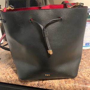 Ralph Lauren Black and Red Purse